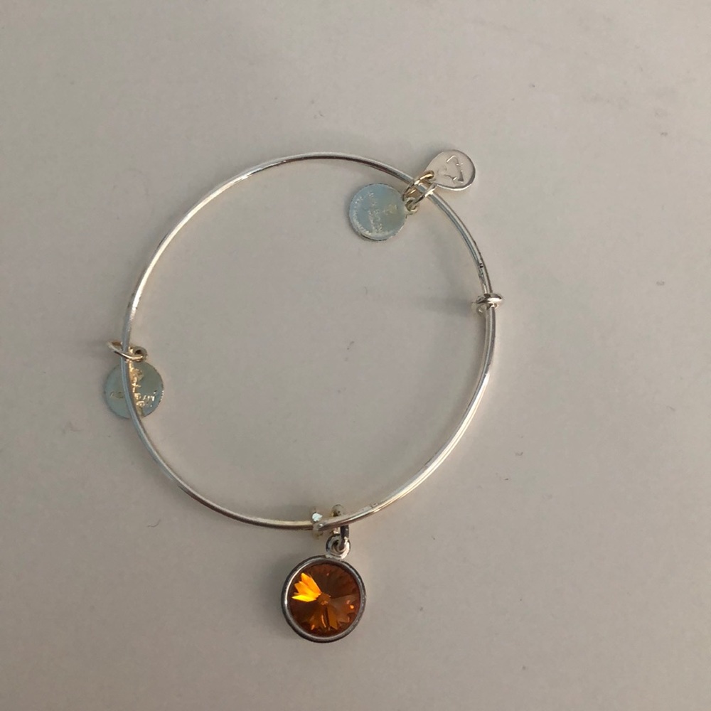 Alex and Ani gem stone bracelet